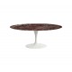 90 cm round Tulip table - Ruby red marble