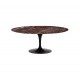 107 cm round Tulip table - Ruby red marble