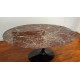 90 cm round Tulip table - Ruby red marble