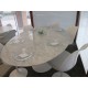 Tulip tafel Carrara marmer rond
