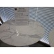 Oval Tulip table - Arabescato marble