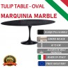 Tavolo Tulip Marmo Marquinia ovale