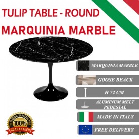 Table Tulip Marbre Marquinia ronde