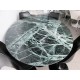 Oval Tulip table - Green Alps marble